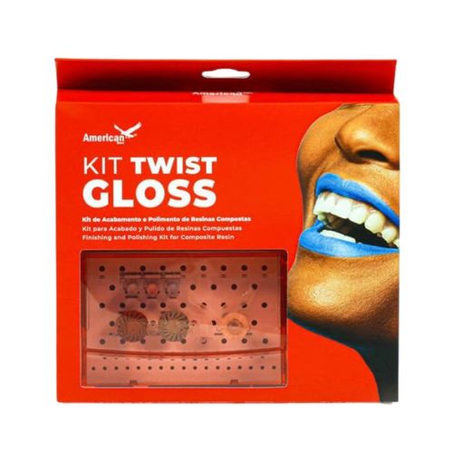 Kit Polidores Diamantados Twist-Gloss CA - American Burrs