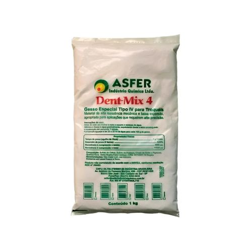 Gesso Pedra Especial Dent-Mix Tipo IV - Asfer