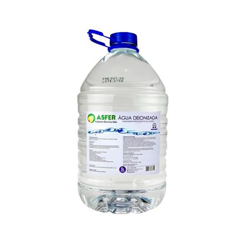 Água Deionizada 5 Litros - Asfer