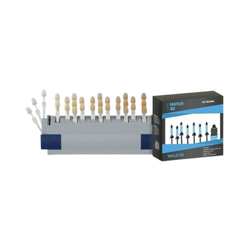 Escala de Cores Dente Vita 3D + Kit Resina 3D - Wilcos