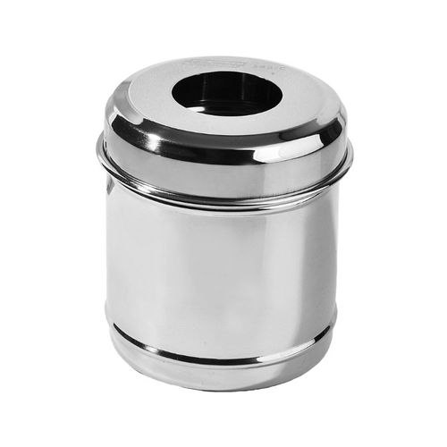 Porta Algodão Inox 8x10cm - Golgran