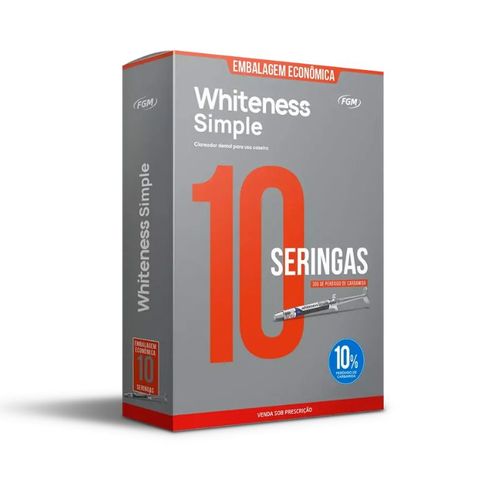 Kit Clareador Whiteness Simple 10% - FGM
