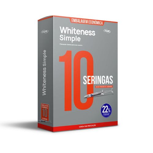 Combo Clareador Whiteness Simple 22% - FGM