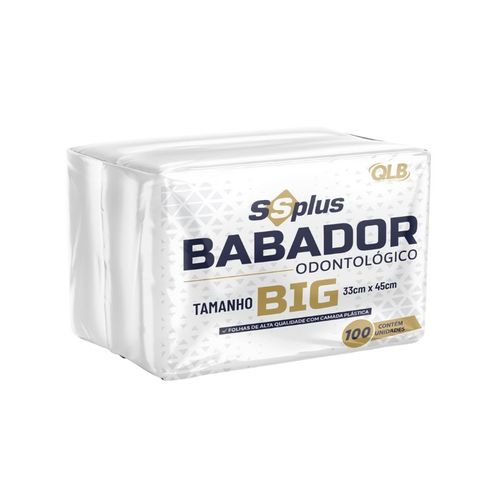 Babador Descartável Branco - SSplus