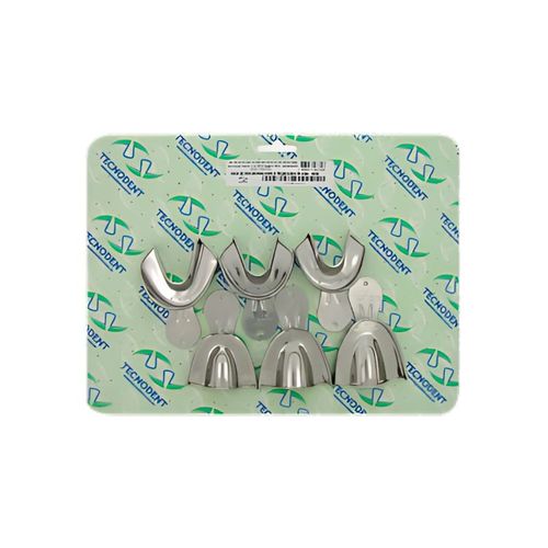 Kit Moldeira 6 Unidades Total Lisa Vernes Inox - Tecnodent