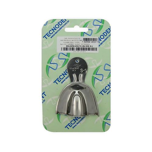 Moldeira Total Lisa Adulto Inox Superior - Tecnodent