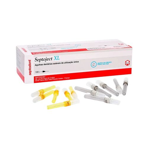 Agulha Gengival Septoject XL 27G - Septodont