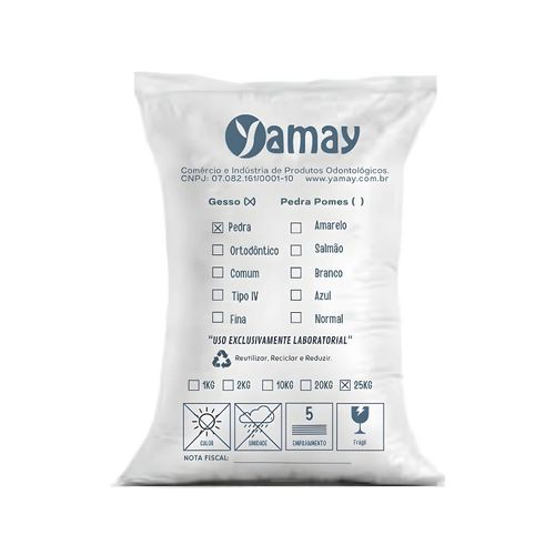 Gesso Pedra Branco Tipo III - Yamay
