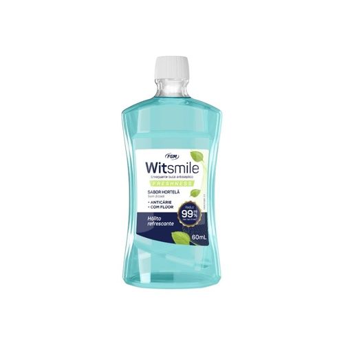 Enxaguante Bucal Witsmile Freshness 60ml - FGM